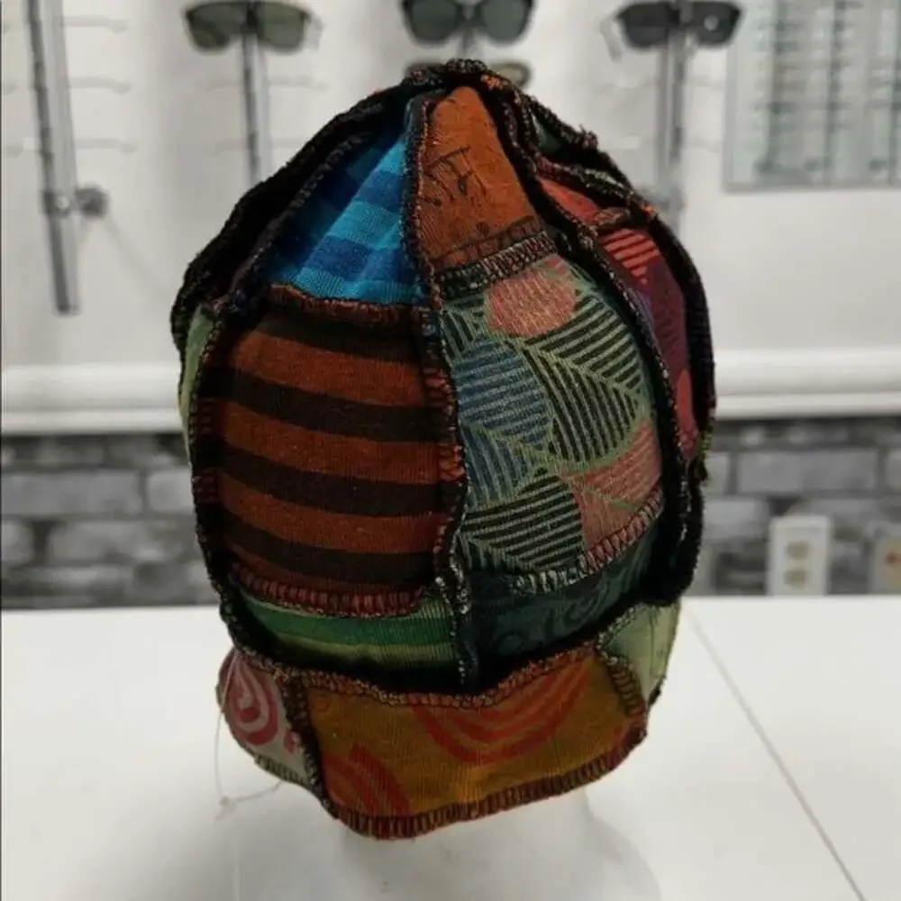 Colorful Patchwork Beanie